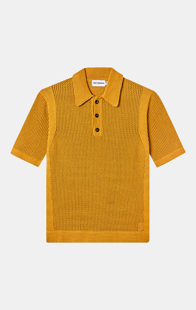 SS OPEN WORK POLO