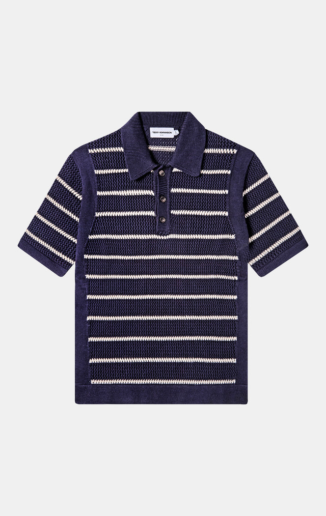 SS OPEN WORK POLO