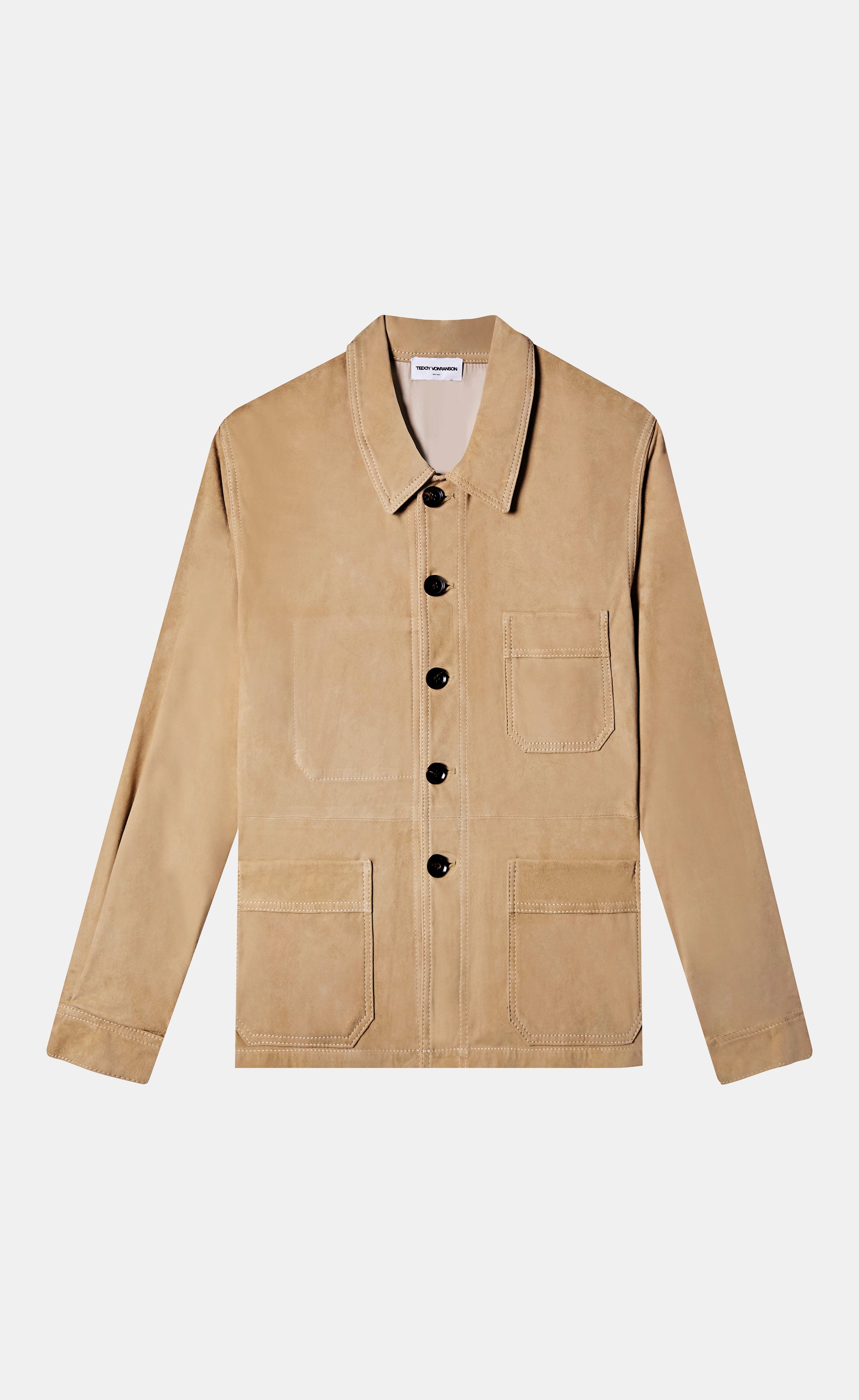 SUEDE CHORE COAT